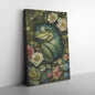 Dreamy Baby Frog Canvas Art, Woodland Baby Frog