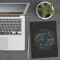 Pisces Zodiac Sign Hardcover Journal Notebook