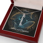 Pisces Custom Created Name Necklace with Personalized Message