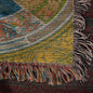 Cotton Woven Tapestry Throw - Design: Owen Jones Earthenware Mosaic