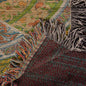 Cotton Woven Tapestry Throw - Design: Owen Jones Earthenware Mosaic