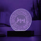 Jesus Names Engraved Acrylic Plaque, Living Room Decor, Kid's Room, Homeschool Decor