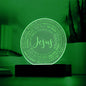 Jesus Names Engraved Acrylic Plaque, Living Room Decor, Kid's Room, Homeschool Decor