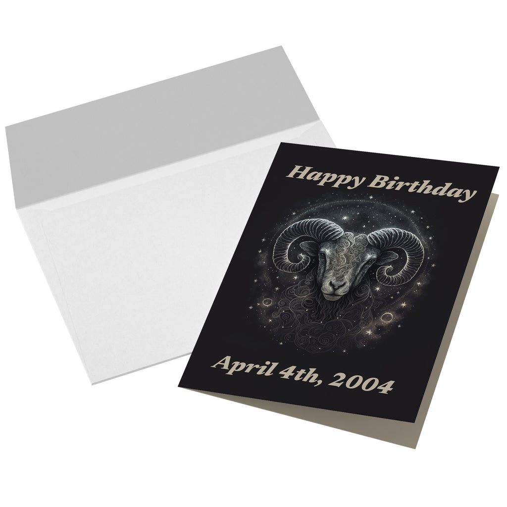 Aries Special Day Message Card - Personalize It - We Mail It for You!