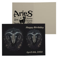 Aries Special Day Message Card - Personalize It - We Mail It for You!