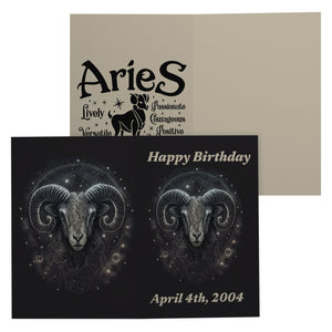 Aries Special Day Message Card - Personalize It - We Mail It for You!