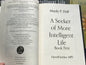 Four-Book-Set Manly P. Hall A Seeker of More Intelligent Life, Vol. 1-4 [Special Editor Autographed Copies]