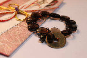 Smoky Quartz Jewelry for Good Luck Gifts, Grounding Bracelet, Occult Jewelry, Healing Crystal Jewelry, Good Luck Bracelet