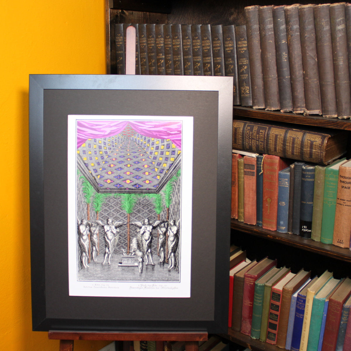 Pfeffel Johann Andreas masterpiece of 18th-century printmaking  from Copper Bible Physica Sacra, Framed 18x24 matted to 13x19 artwork