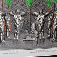Pfeffel Johann Andreas masterpiece of 18th-century printmaking  from Copper Bible Physica Sacra, Framed 18x24 matted to 13x19 artwork